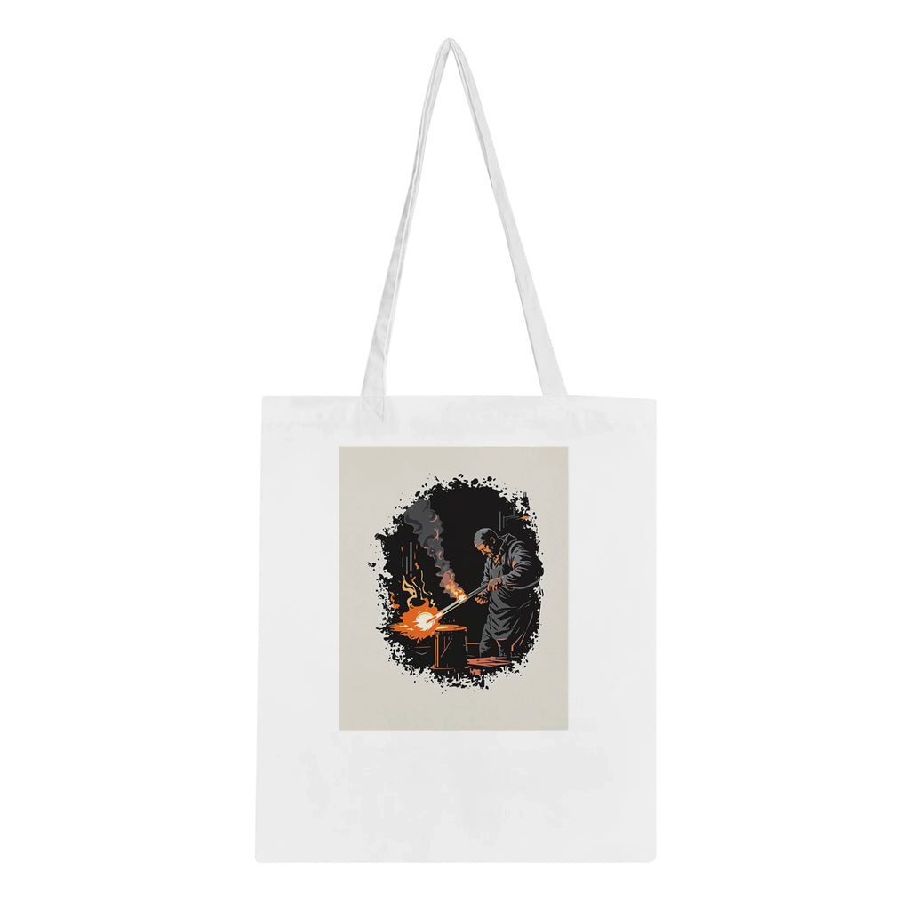 Glass Blower Craft Workshop Tote Bag Cotton Shopper UK — Tote Bag | Wild Thread Co UK