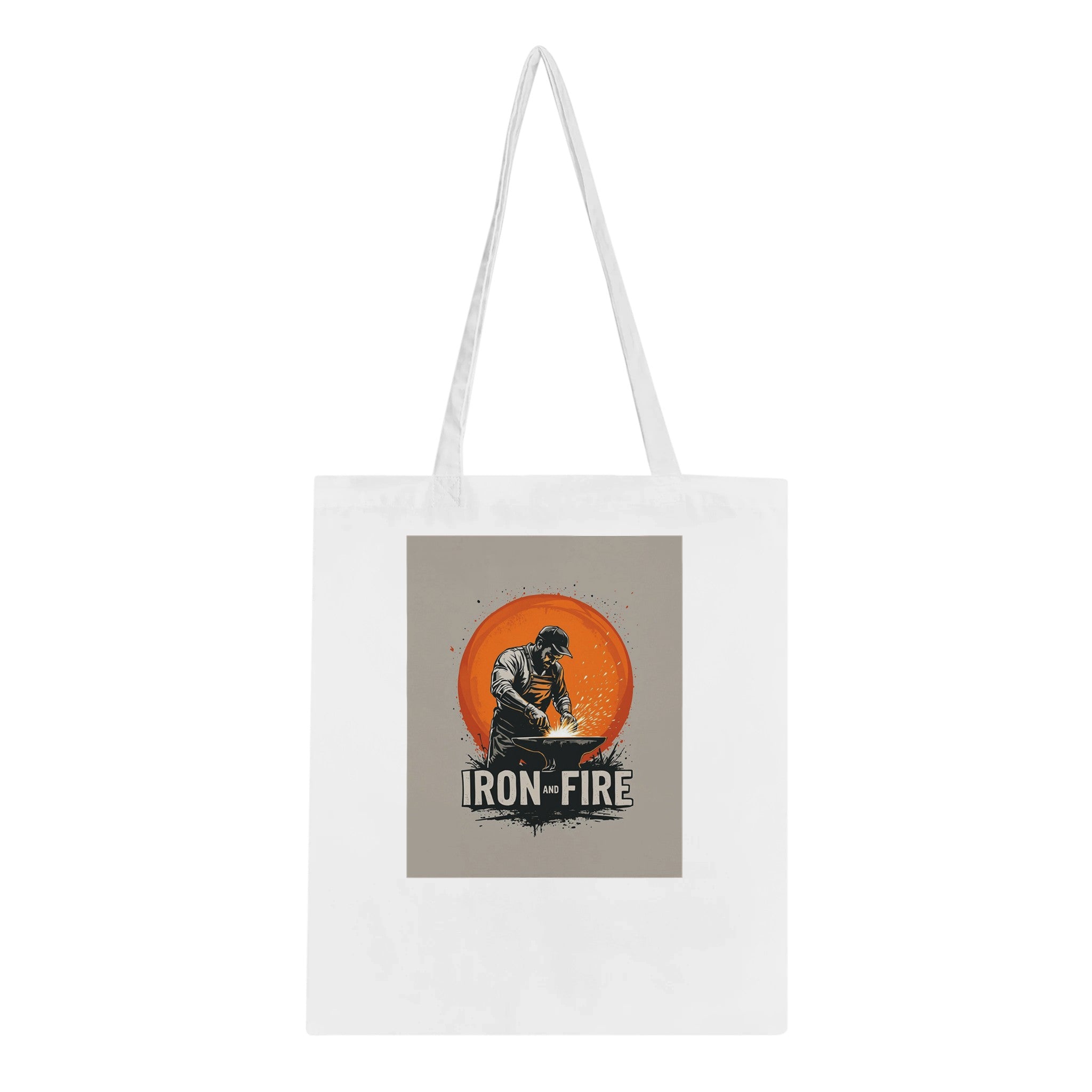 Blacksmith Forge Sparks Cotton Shopper UK Tote Bag UK Gift — Tote Bag | Wild Thread Co UK