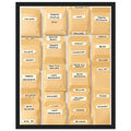 Seed Saving Library Envelopes Wall Art Ready to Hang UK — Framed Art Print | Wild Thread Co UK