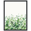Wild Garlic Spring Woodland Wall Art Ready to Hang UK Gift Framed — Framed Art Print | Wild Thread Co UK
