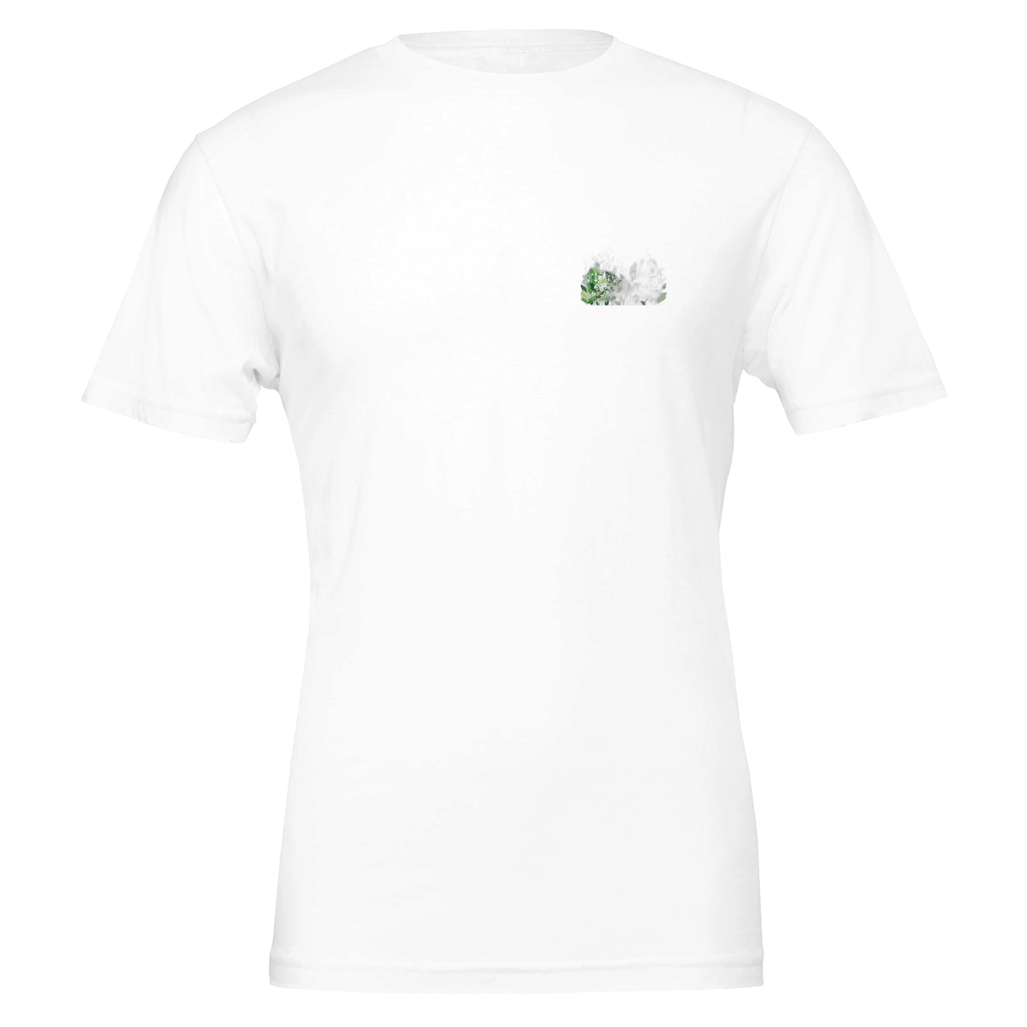 Wild Garlic Spring Woodland T-Shirt Unisex Cotton Tee UK T-Shirt — detail view | Wild Thread Co