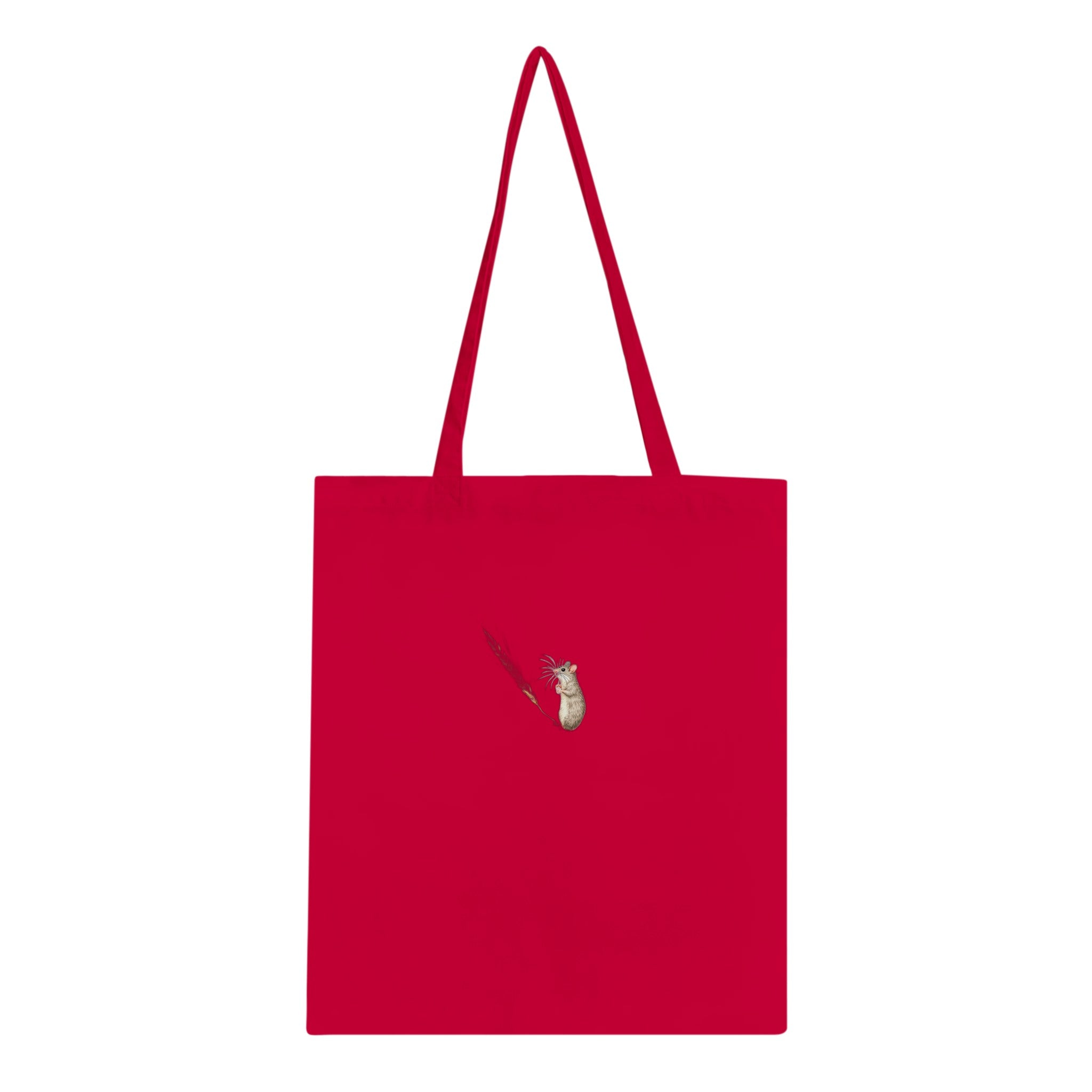 Harvest Mouse Wheat Stem Cotton Shopper UK Tote Bag UK Gift Tote Bag — detail view | Wild Thread Co