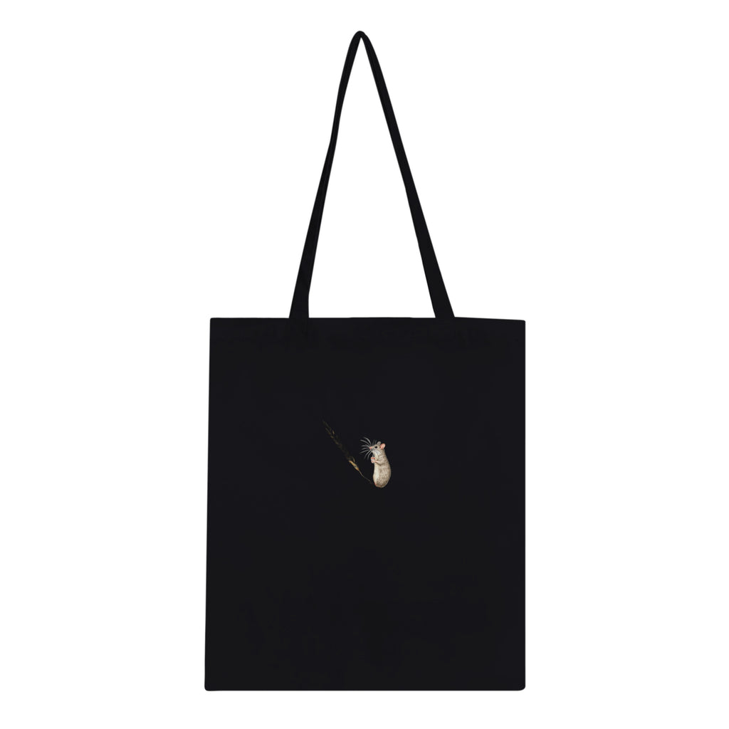 Harvest Mouse Wheat Stem Cotton Shopper UK Tote Bag UK Gift Tote Bag — detail view | Wild Thread Co
