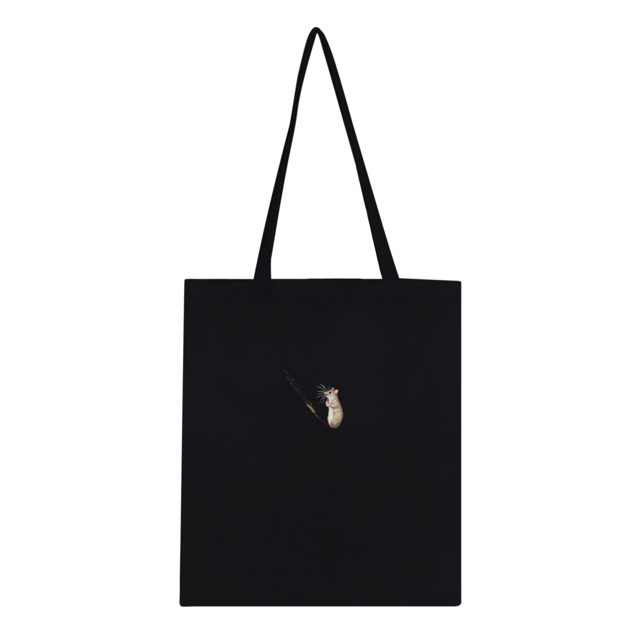 Harvest Mouse Wheat Stem Cotton Shopper UK Tote Bag UK Gift Tote Bag — detail view | Wild Thread Co