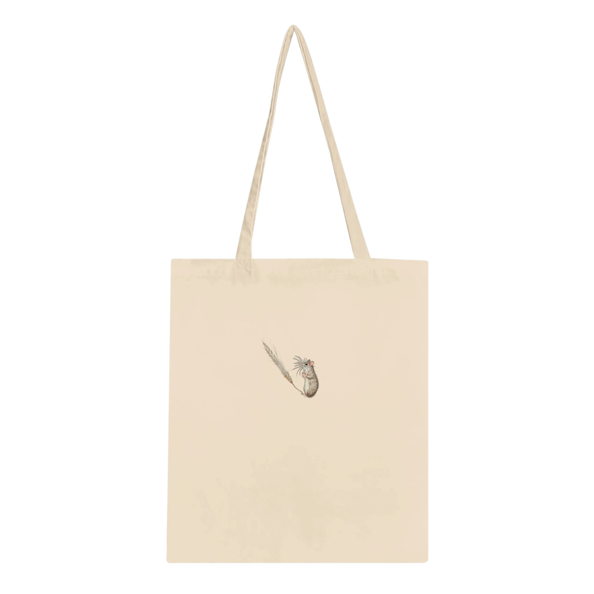 Harvest Mouse Wheat Stem Cotton Shopper UK Tote Bag UK Gift Tote Bag — detail view | Wild Thread Co