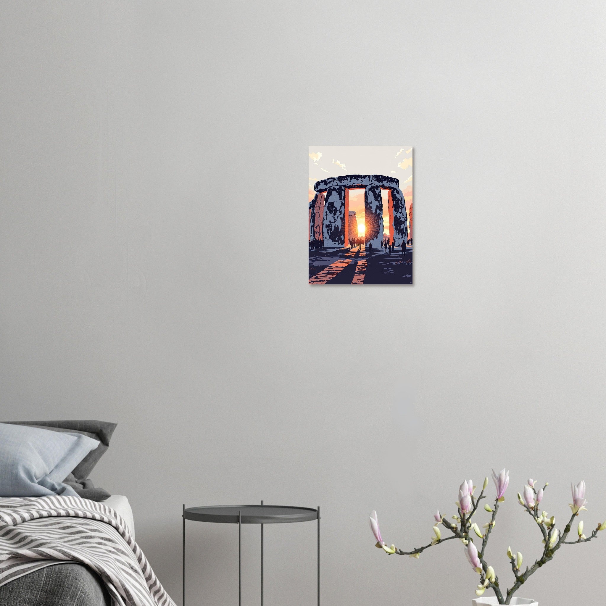 Stonehenge Winter Solstice Dawn Art Wall Art UK Art Art Print Art Print — detail view | Wild Thread Co