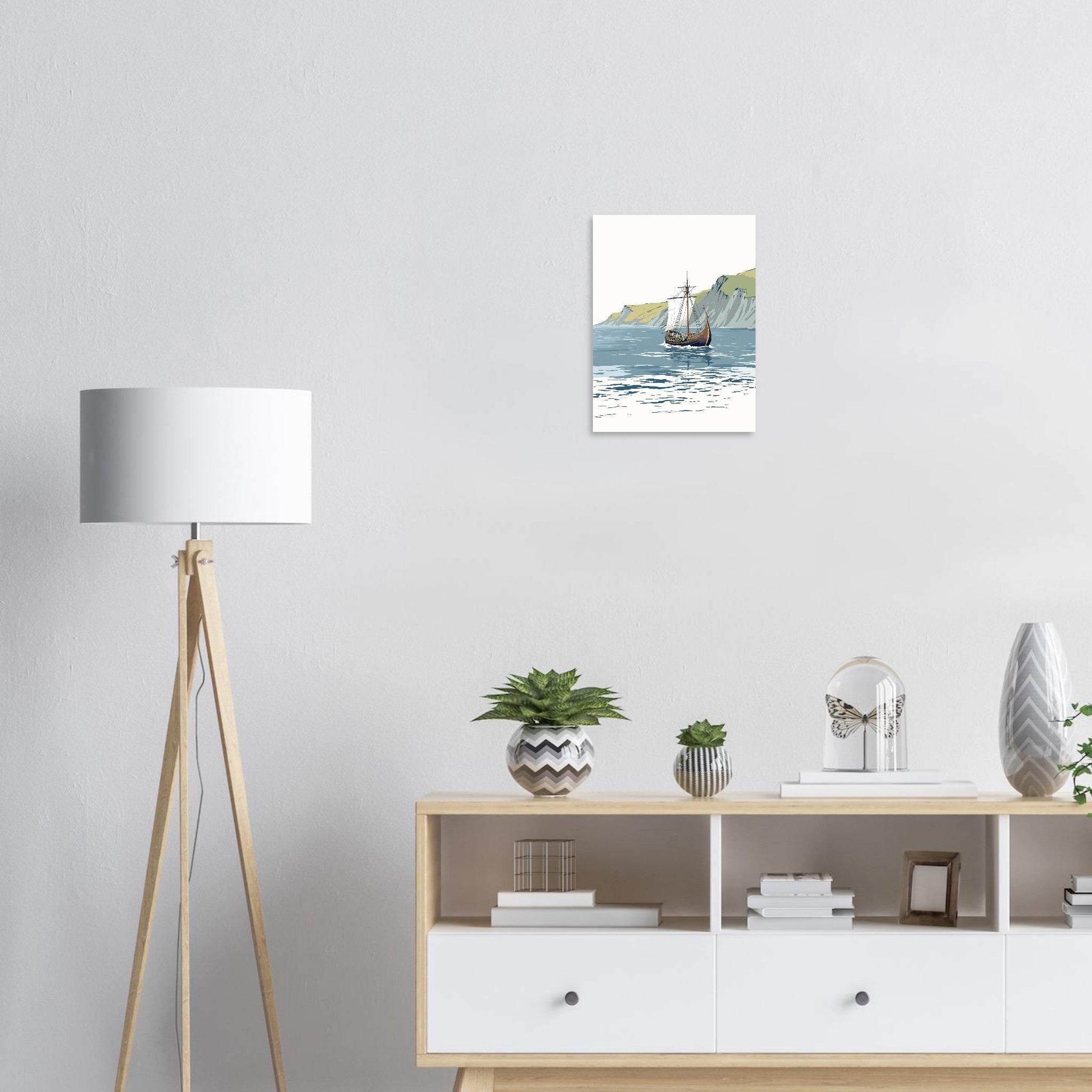 Viking Longship Art Wall Art UK Art Art Print — Art Print | Wild Thread Co UK