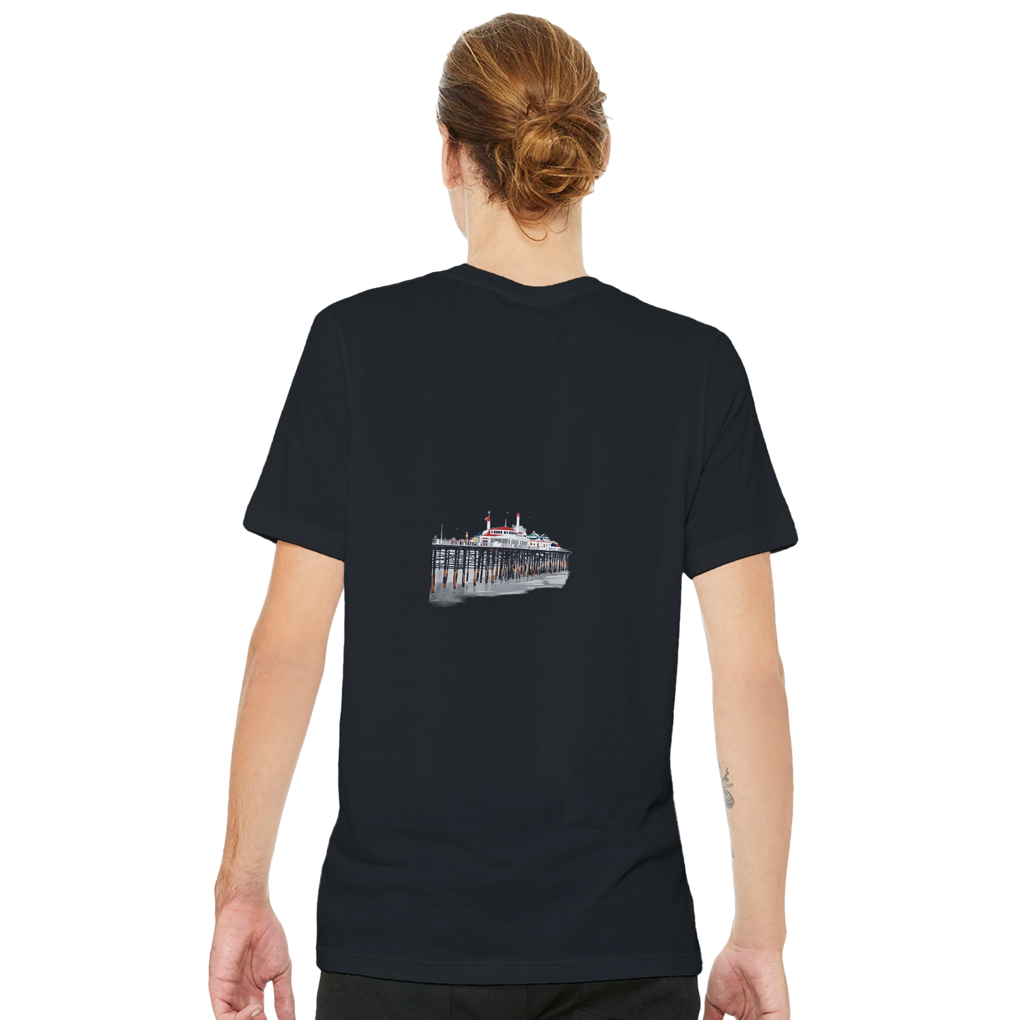 Victorian Seaside Pier Resilience T-Shirt Unisex Cotton Tee UK T-Shirt — detail view | Wild Thread Co