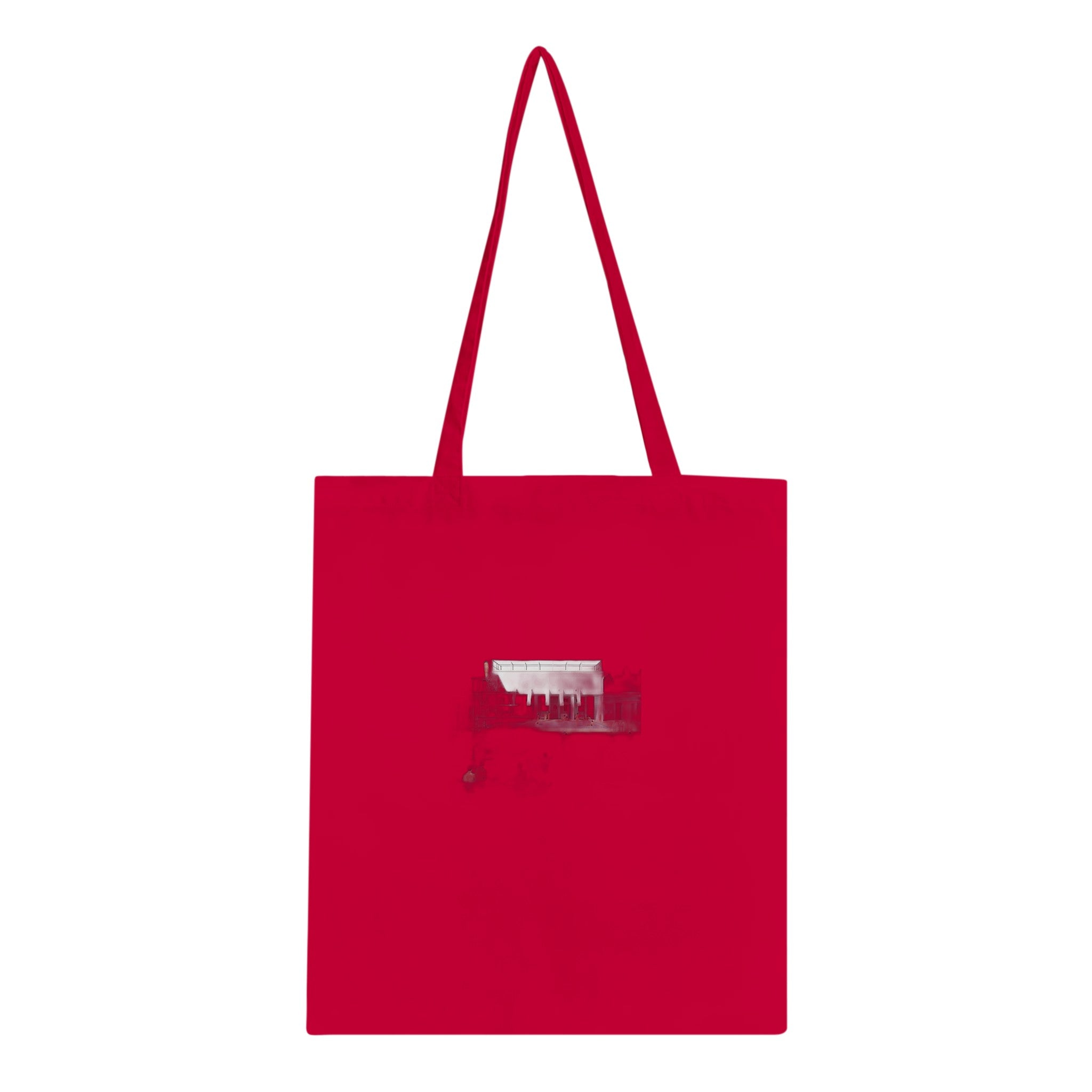 Art Deco Outdoor Lido Pool Cotton Shopper UK Tote Bag UK Gift Tote Bag — detail view | Wild Thread Co