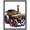 Steam Traction Engine Rally Framed Print Wall Art Ready to Hang UK — Framed Art Print | Wild Thread Co UK