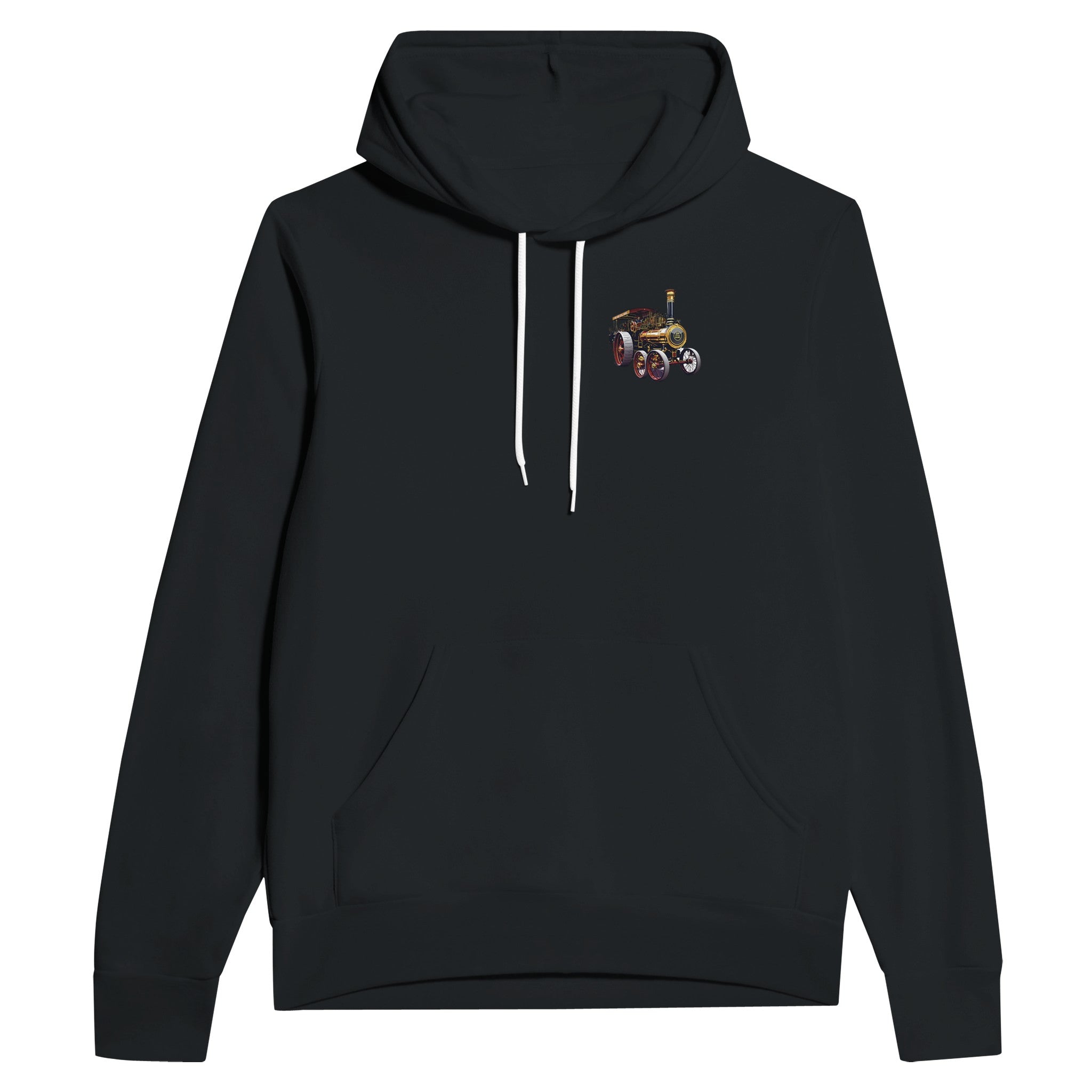 Steam Traction Engine Rally Hoodie — detail view | Wild Thread Co