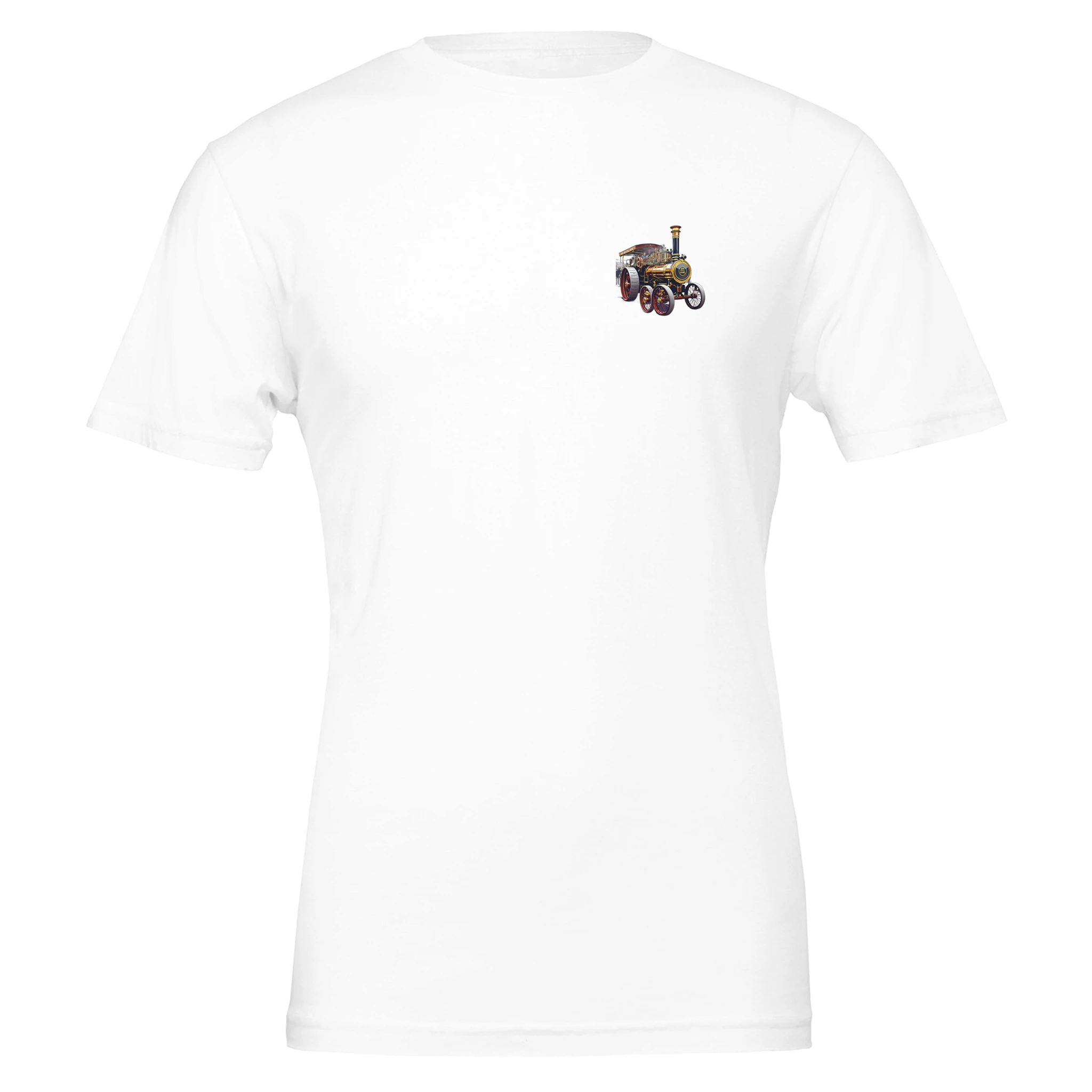 Steam Traction Engine Rally T-Shirt — detail view | Wild Thread Co
