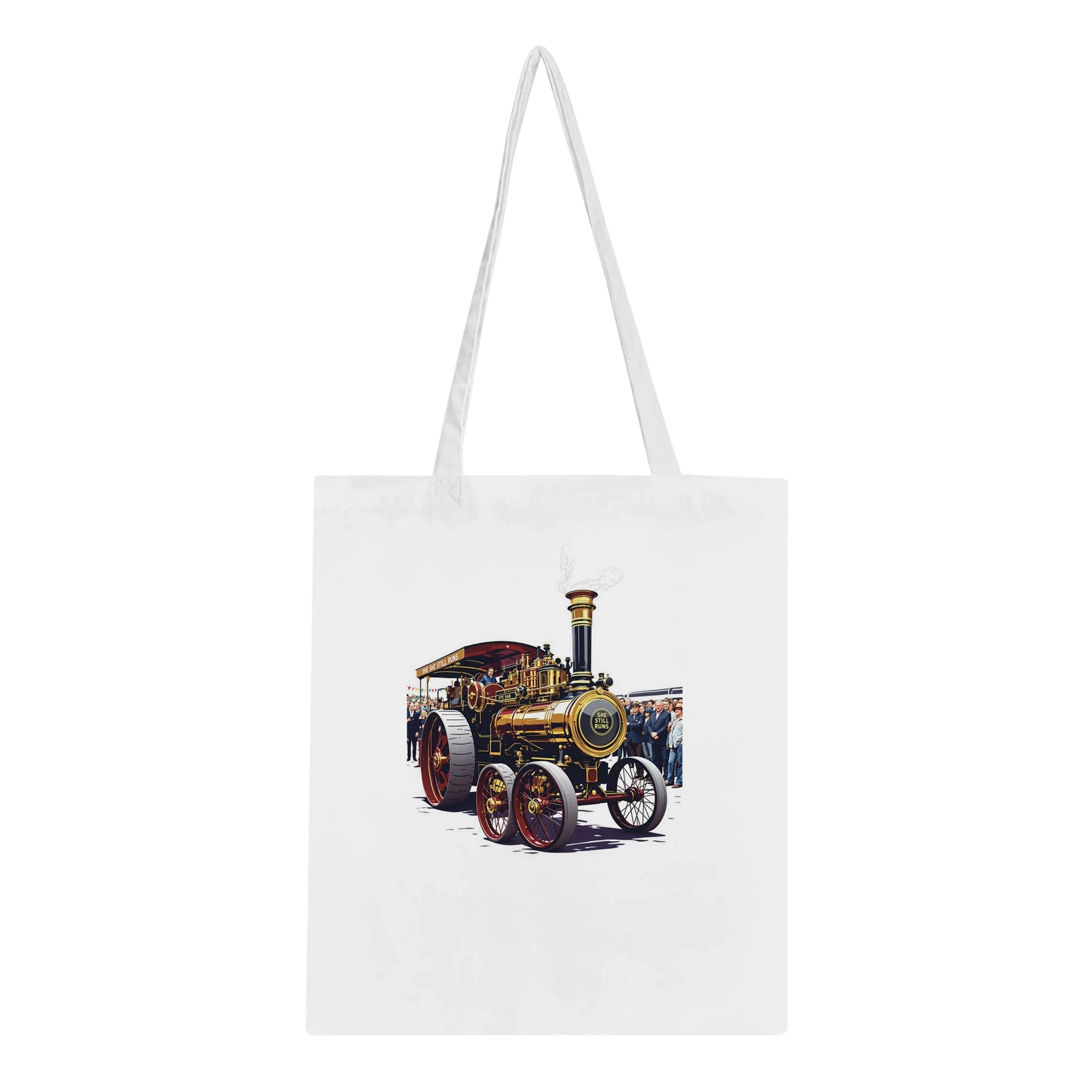Steam Traction Engine Rally Tote Bag Cotton Shopper UK — Tote Bag | Wild Thread Co UK