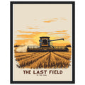 Combine Harvester Dusk Final Field Framed Print Wall Art Ready to — Framed Art Print | Wild Thread Co UK
