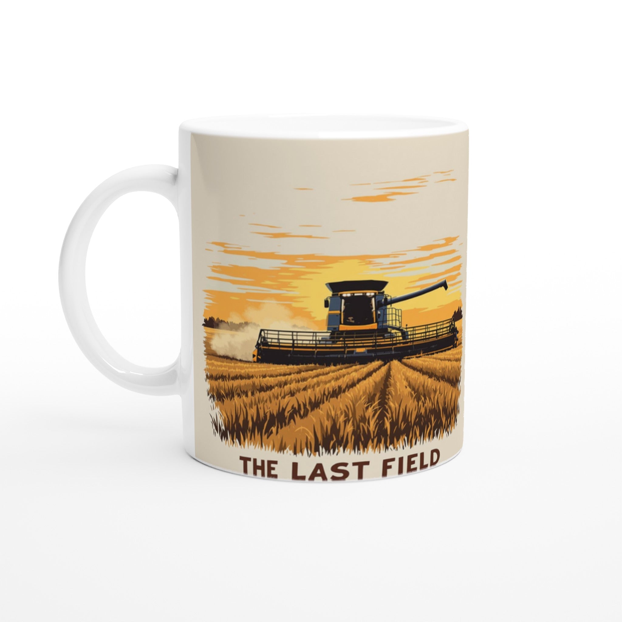 Combine Harvester Dusk Final Field Coffee Tea Ceramic 11oz Mug Cerami — Mug | Wild Thread Co UK