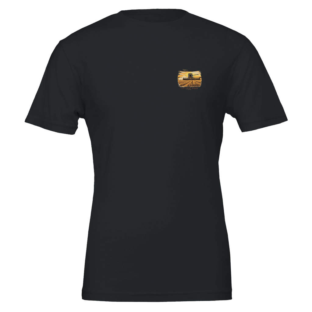 Combine Harvester Dusk Final Field T-Shirt Unisex Cotton Tee UK — T-Shirt | Wild Thread Co UK