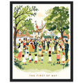 May Day Maypole Folk Tradition Framed Print Wall Art Ready to Hang UK — Framed Art Print | Wild Thread Co UK