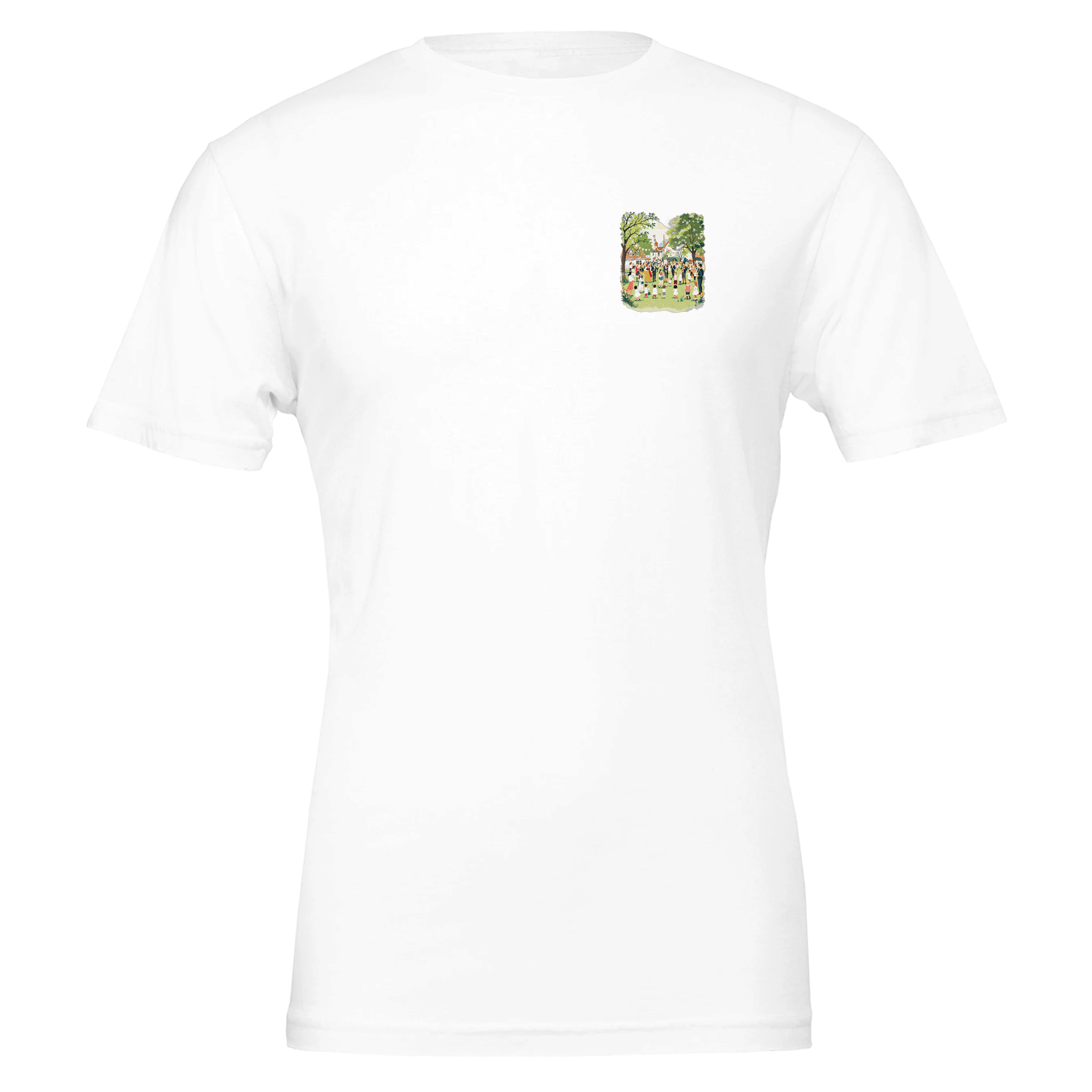 May Day Maypole Folk Tradition T-Shirt Unisex Cotton Tee UK T-Shirt — detail view | Wild Thread Co