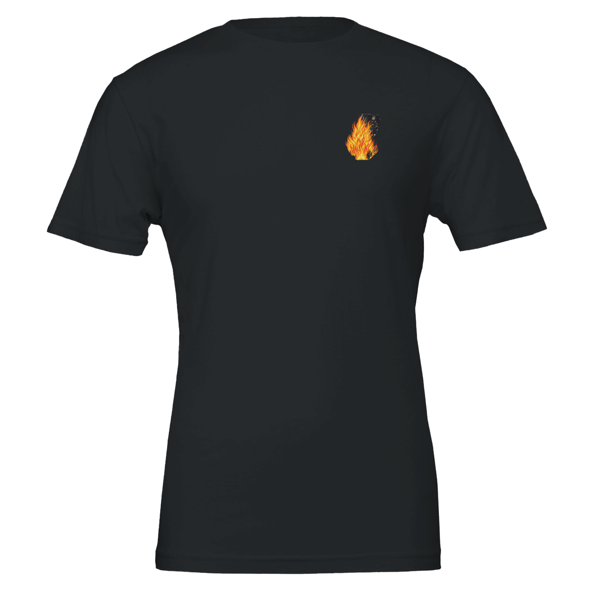 Bonfire Night Village Fire T-Shirt Unisex Cotton Tee UK — T-Shirt | Wild Thread Co UK