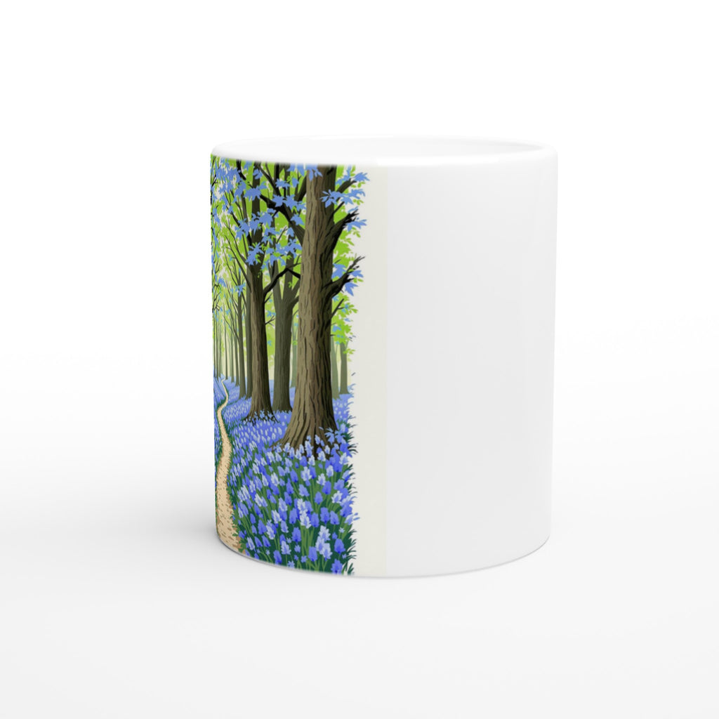 Bluebell Wood Ancient Oak Coffee Tea Ceramic 11oz Mug UK Mug — detail view | Wild Thread Co