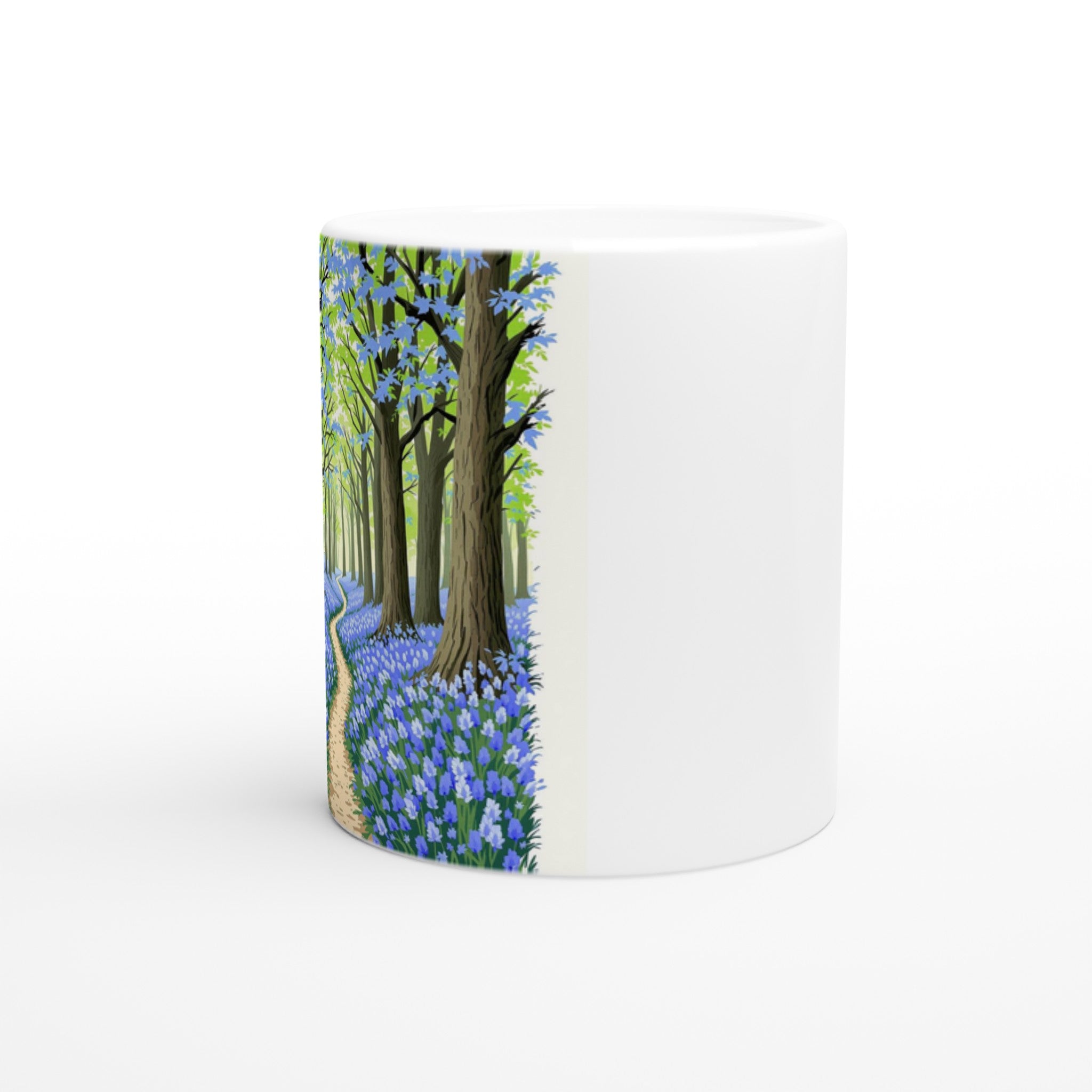 Bluebell Wood Ancient Oak Coffee Tea Ceramic 11oz Mug UK Mug — detail view | Wild Thread Co