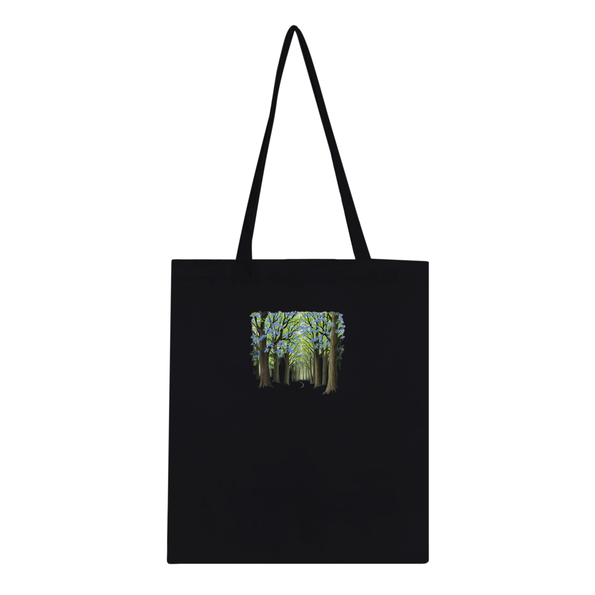 Bluebell Wood Ancient Oak Cotton Shopper UK Tote Bag UK Gift Tote Bag — detail view | Wild Thread Co