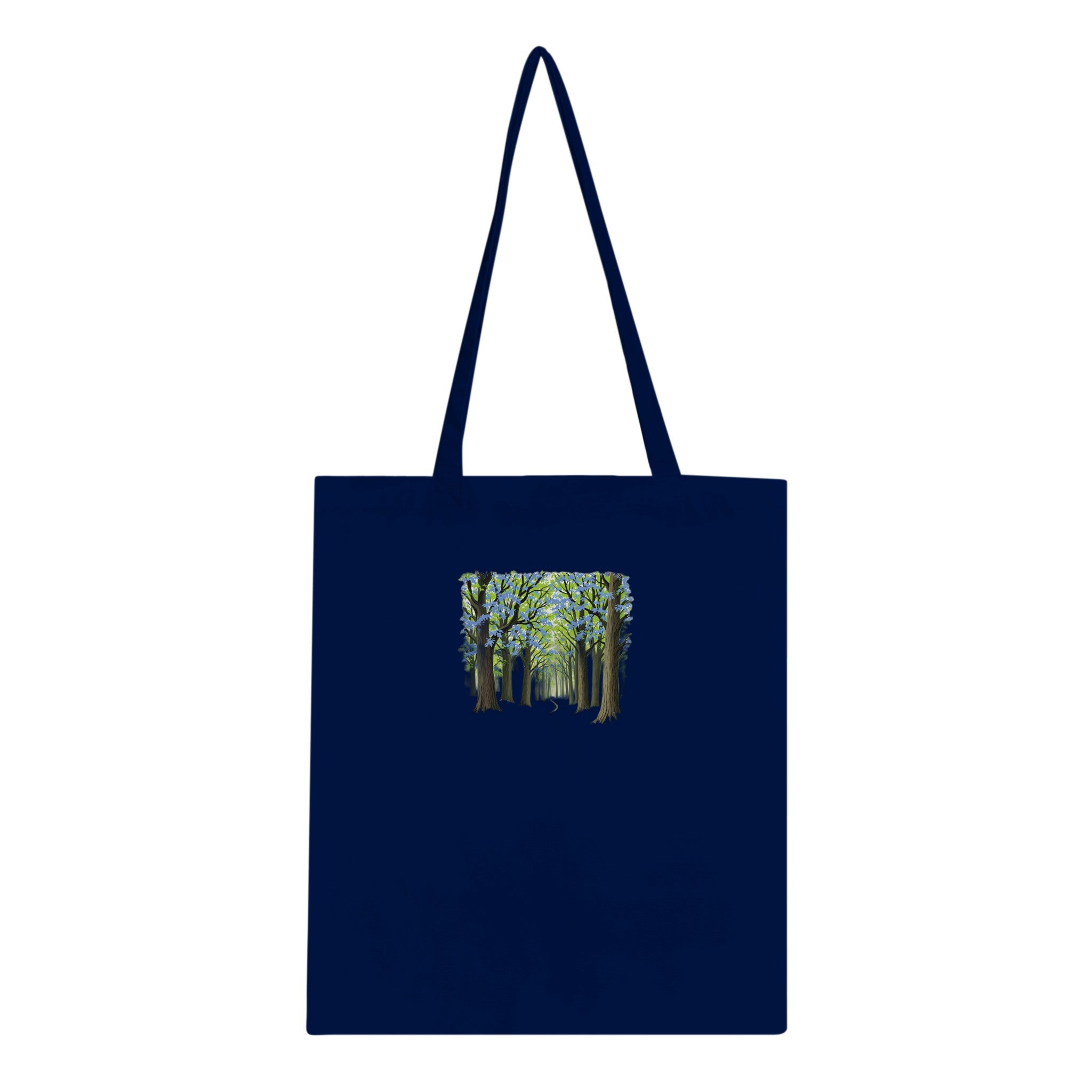 Bluebell Wood Ancient Oak Cotton Shopper UK Tote Bag UK Gift Tote Bag — detail view | Wild Thread Co