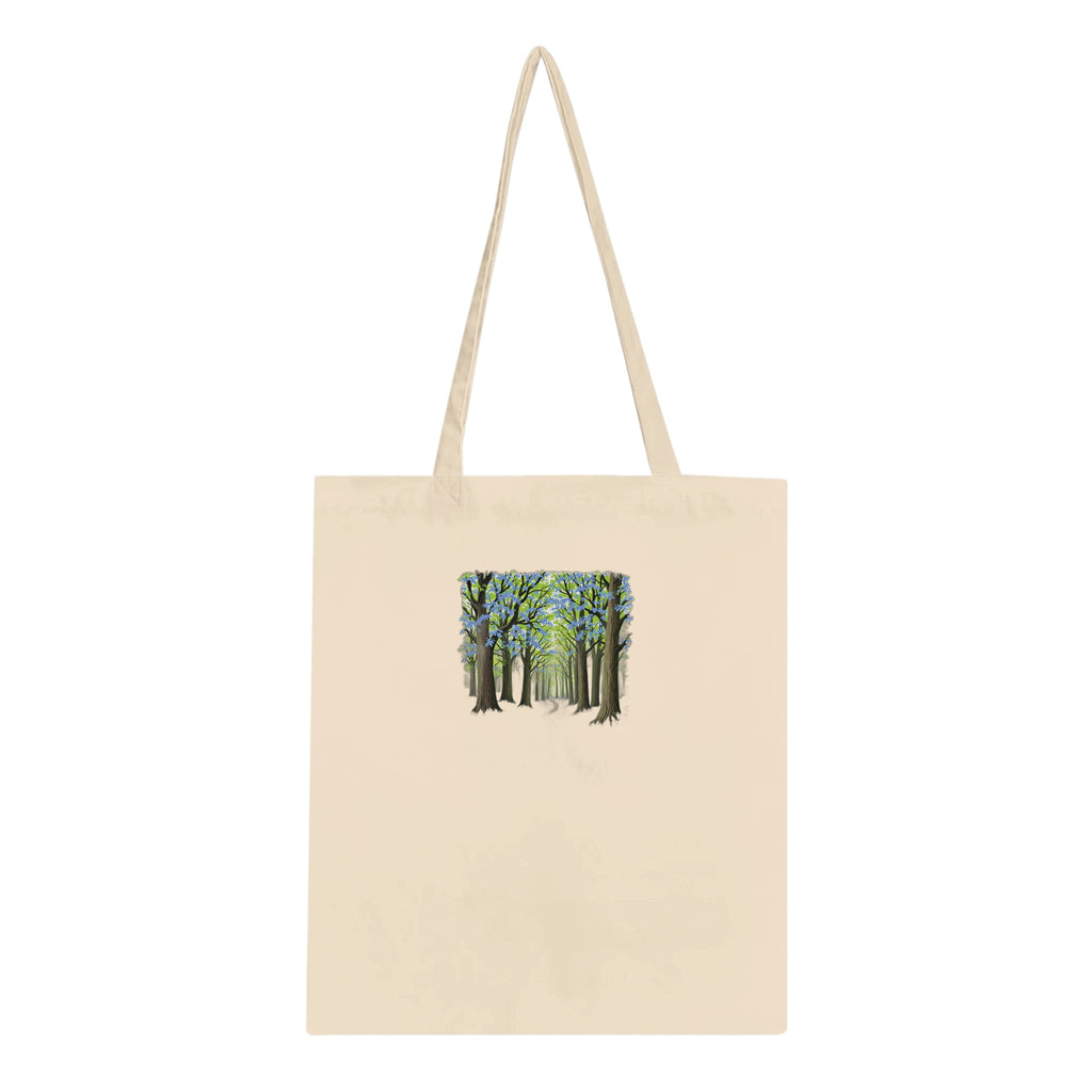Bluebell Wood Ancient Oak Cotton Shopper UK Tote Bag UK Gift Tote Bag — detail view | Wild Thread Co