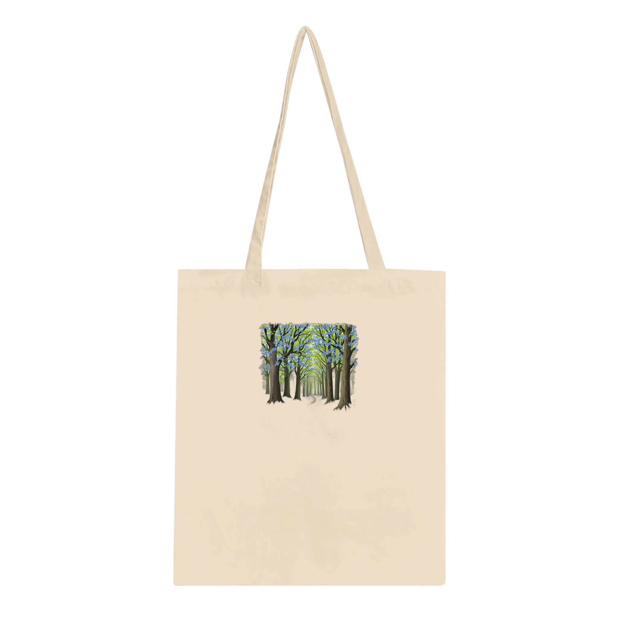 Bluebell Wood Ancient Oak Cotton Shopper UK Tote Bag UK Gift Tote Bag — detail view | Wild Thread Co