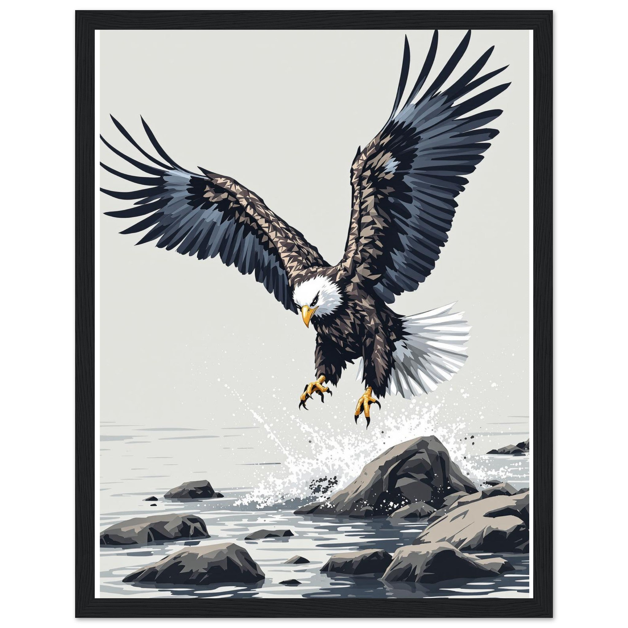 White-tailed Eagle Scotland Return Framed Print Wall Art Ready to — Framed Art Print | Wild Thread Co UK