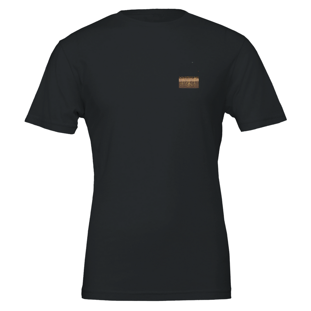 Wildflower Meadow Pollinator Cross-section T-Shirt Unisex Cotton Tee — T-Shirt | Wild Thread Co UK