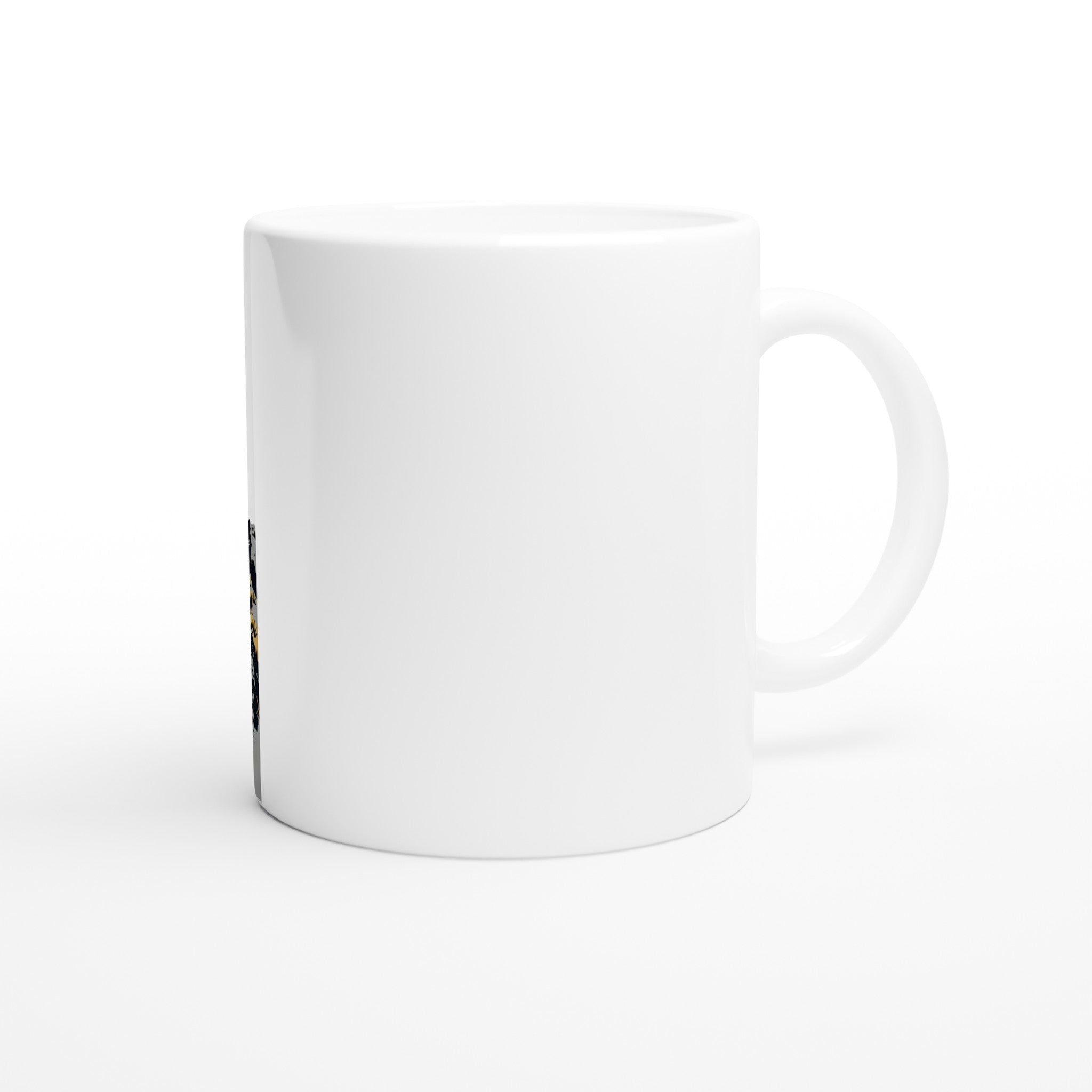 Fell Race Summit Finish Destroyed Coffee Tea Ceramic 11oz Mug — detail view | Wild Thread Co