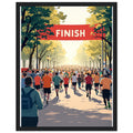Parkrun Saturday Community 5k Framed Print Wall Art Ready to Hang UK — Framed Art Print | Wild Thread Co UK