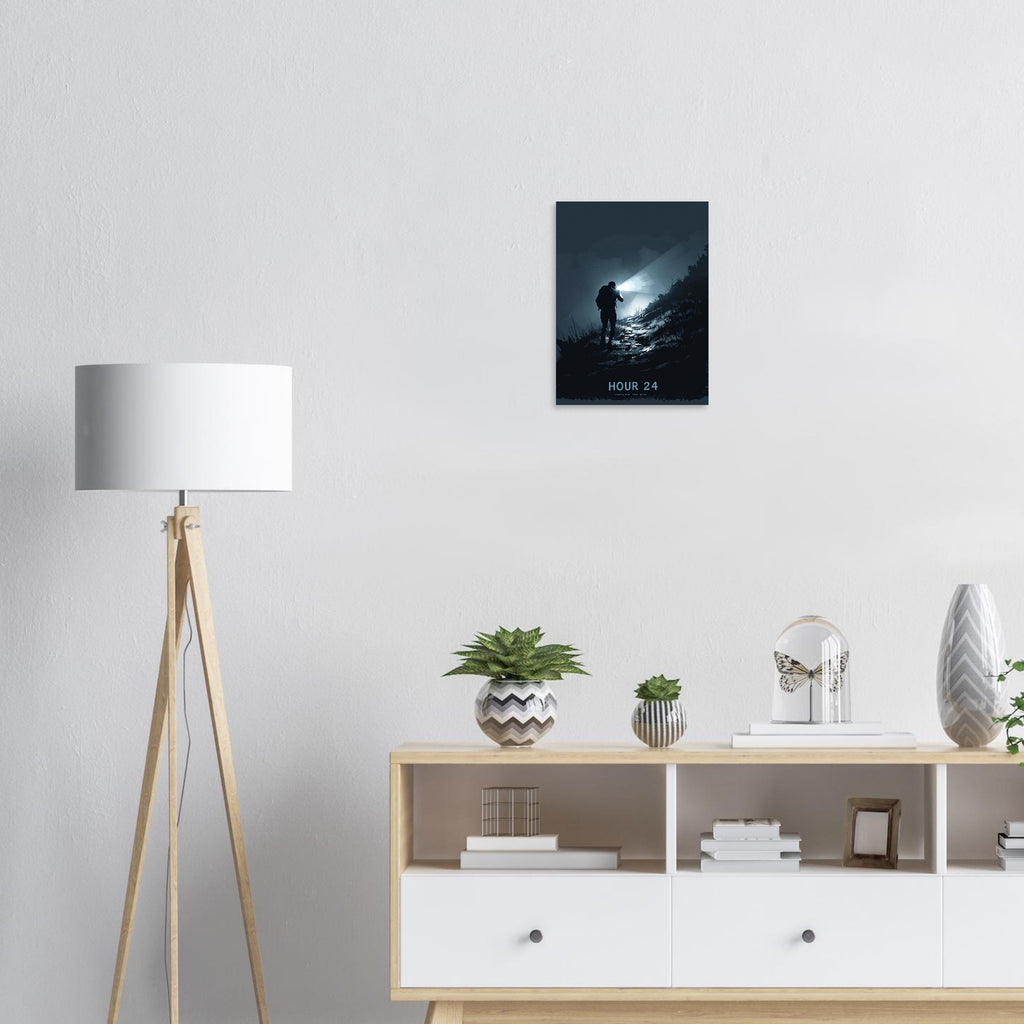 Ultramarathon Runner 3am Headtorch A1 Art Wall Art UK Art Art Print Poster Wall — Art Print | Wild Thread Co UK