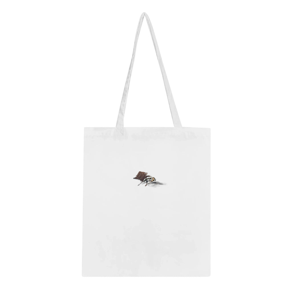 Coastal Path Dawn Solo Walker Cotton Shopper UK Tote Bag — detail view | Wild Thread Co