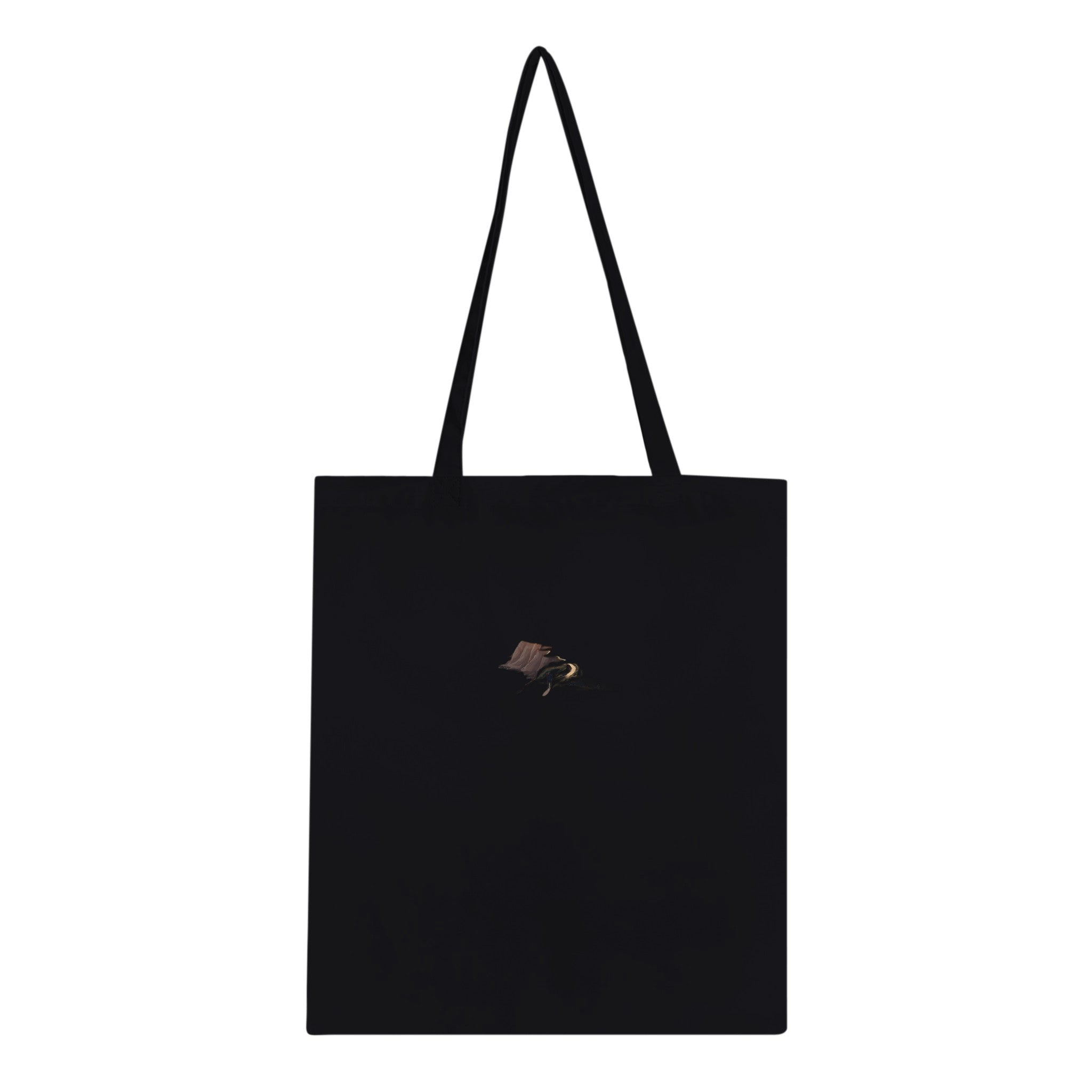 Coastal Path Dawn Solo Walker Cotton Shopper UK Tote Bag — detail view | Wild Thread Co