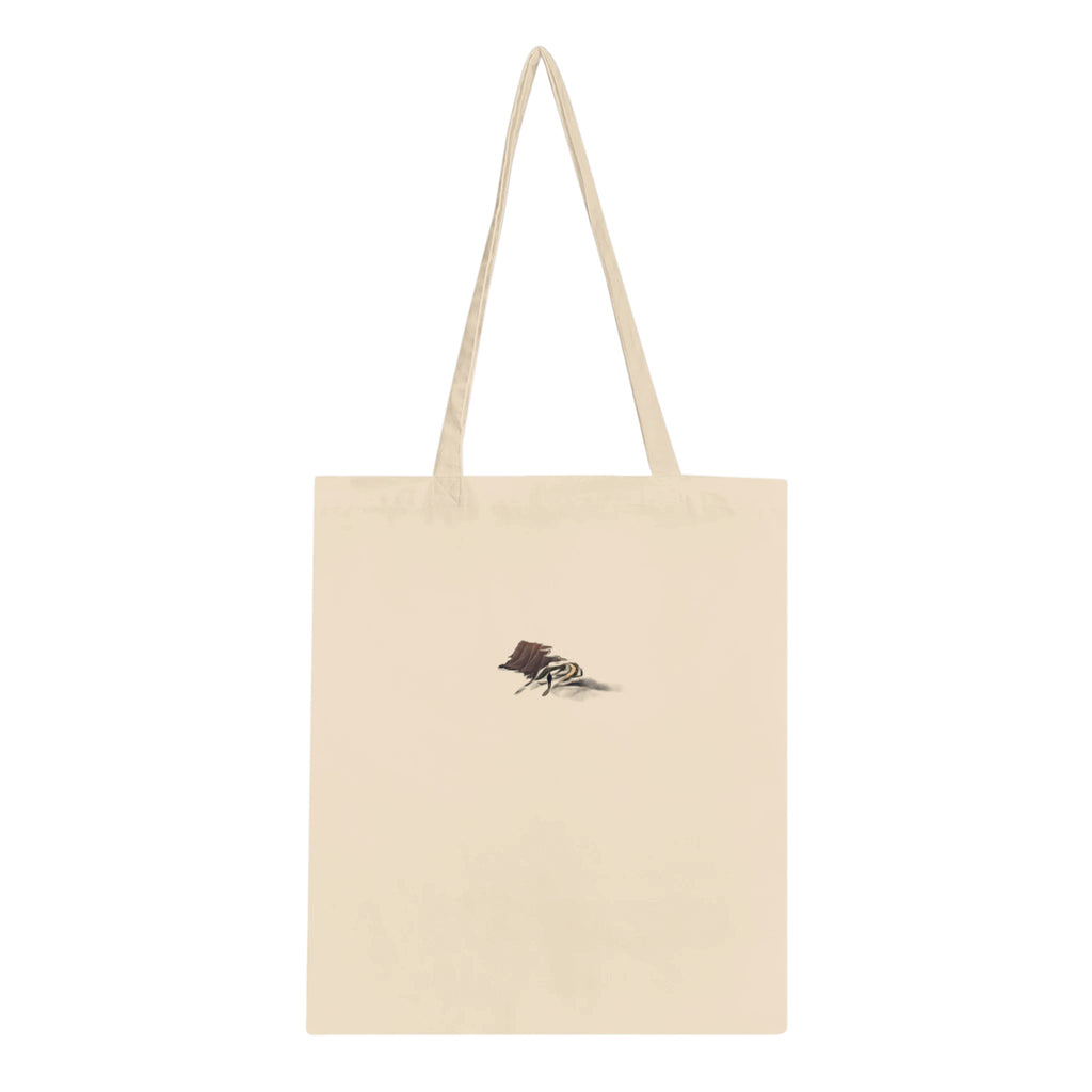Coastal Path Dawn Solo Walker Cotton Shopper UK Tote Bag — detail view | Wild Thread Co