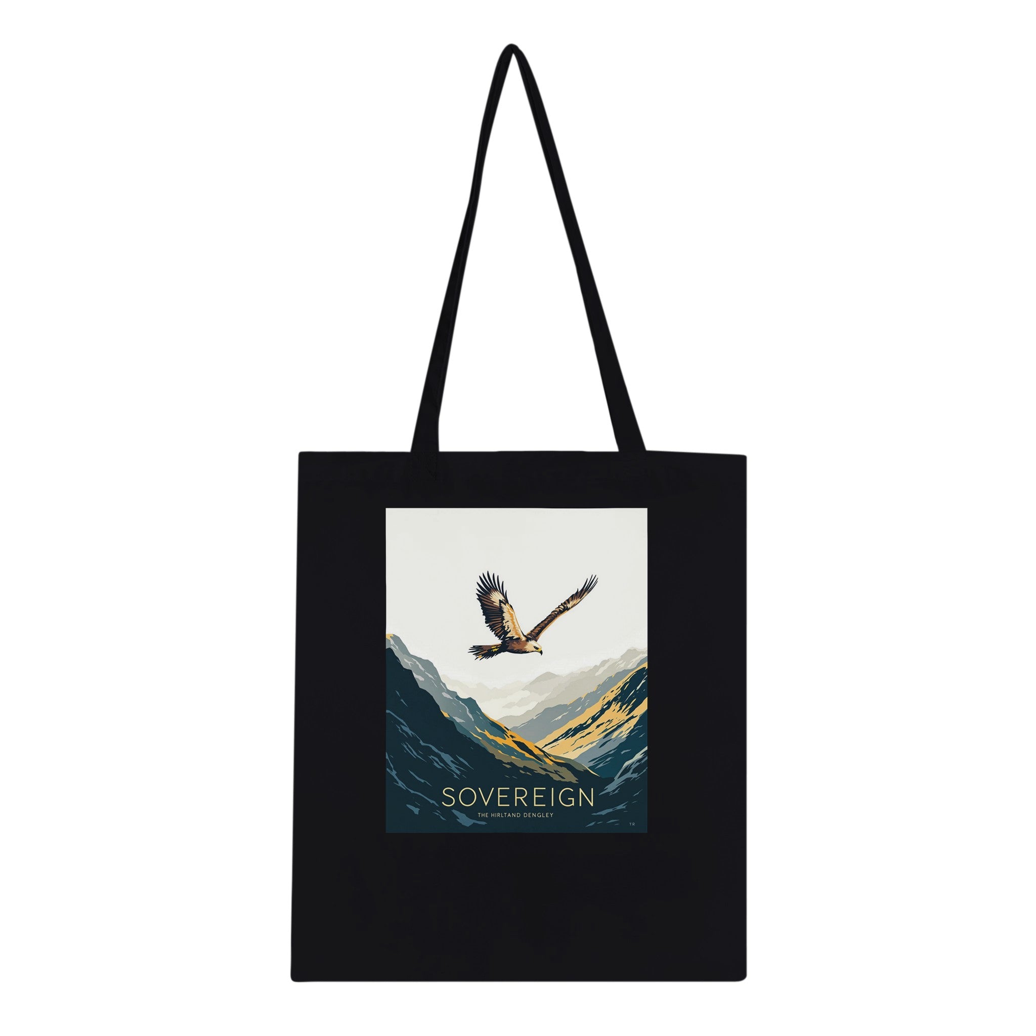 Golden Eagle Highland Glen Thermal Cotton Shopper UK Tote Bag — detail view | Wild Thread Co