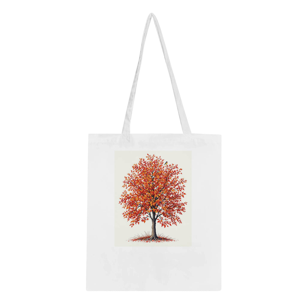 Rowan Red Berry Autumn Fieldfares Cotton Shopper UK — Tote Bag | Wild Thread Co UK
