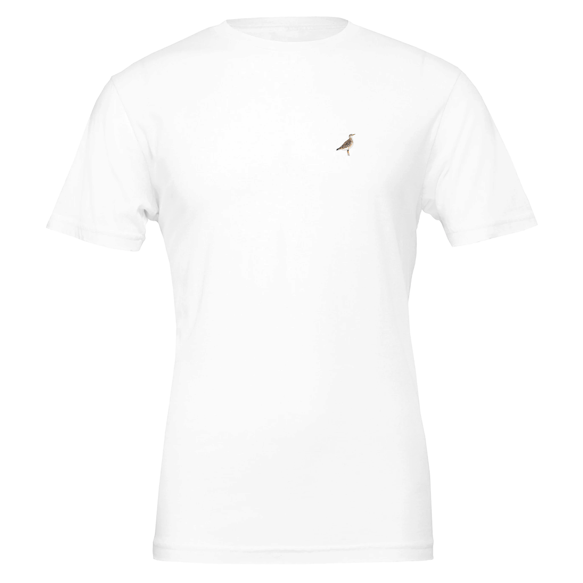 Curlew Calling Moorland T-Shirt Unisex Cotton Tee UK T-Shirt — detail view | Wild Thread Co