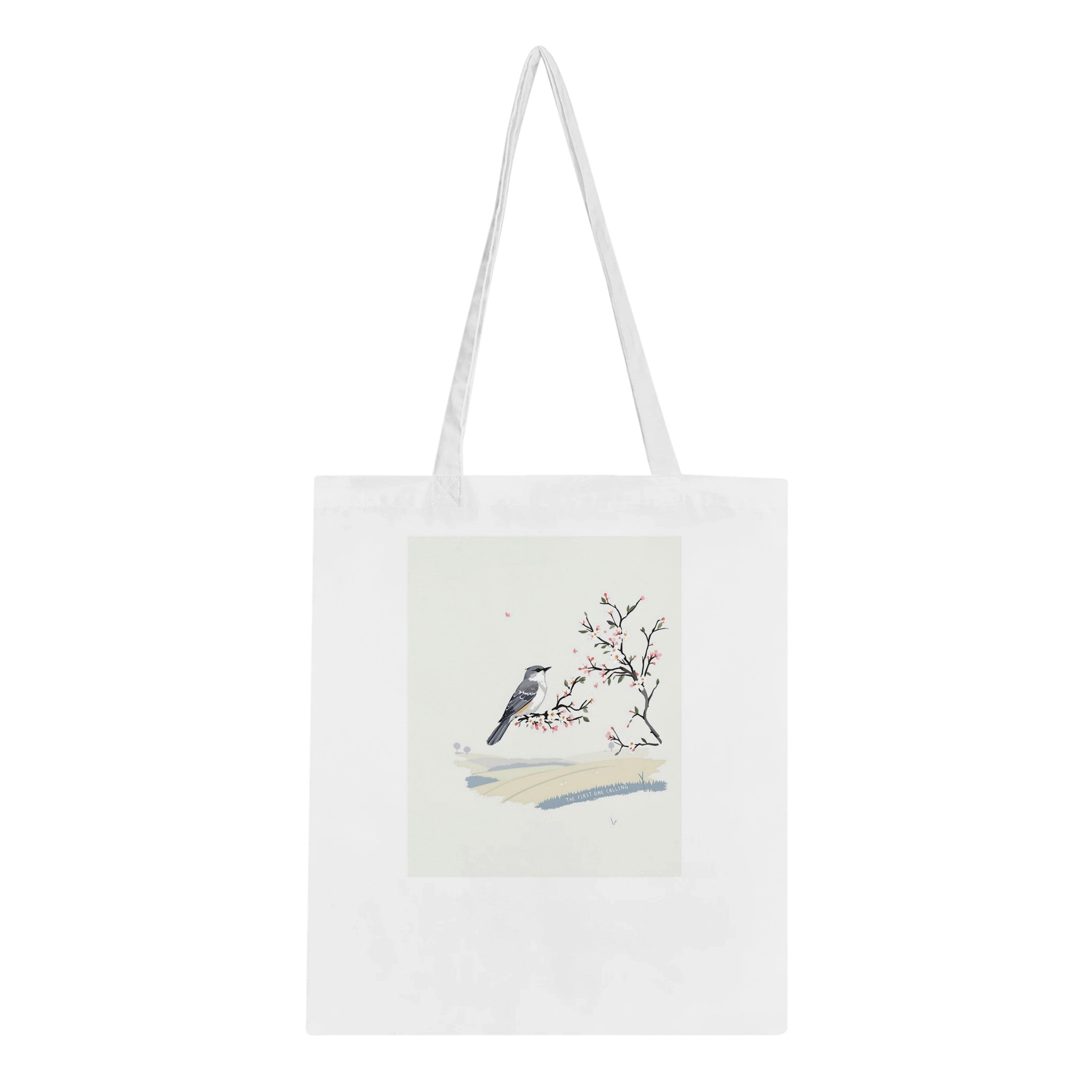 Cuckoo Spring Hawthorn Blossom Cotton Shopper UK — Tote Bag | Wild Thread Co UK