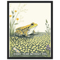 Common Frog Pond Spawn Spring Framed Print Wall Art Ready to Hang UK — Framed Art Print | Wild Thread Co UK