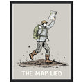 Peat Hag Navigation Boot Sinking Framed Print Wall Art Ready to Hang — Framed Art Print | Wild Thread Co UK