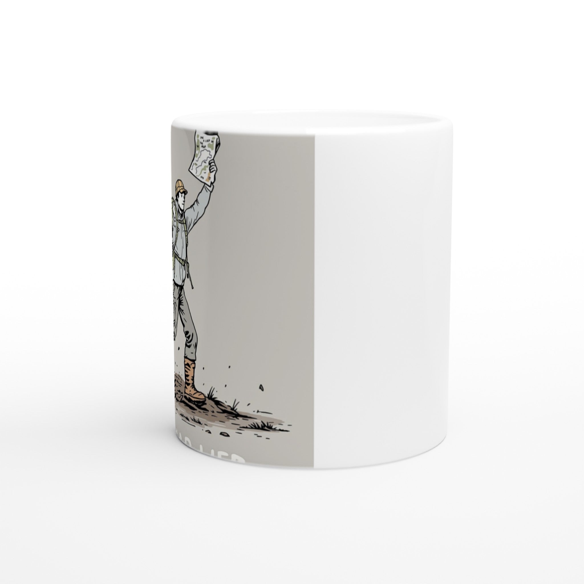 Peat Hag Navigation Boot Sinking Coffee Tea Ceramic 11oz Mug — detail view | Wild Thread Co