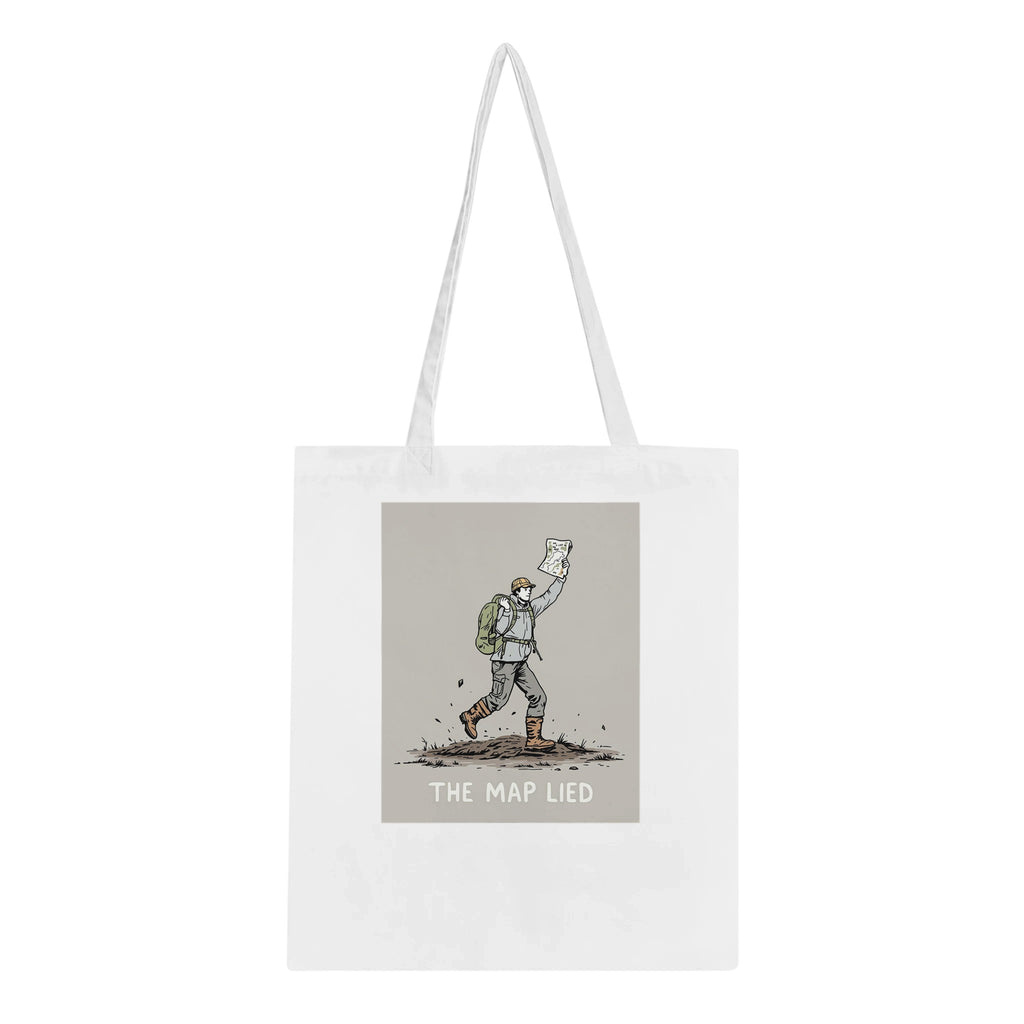 Peat Hag Navigation Boot Sinking Cotton Shopper UK Tote Bag — detail view | Wild Thread Co