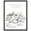 Grey Seal Colony Pups Atlantic Framed Print Wall Art Ready to Hang UK — Framed Art Print | Wild Thread Co UK