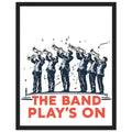 Northern Brass Band Bandstand Framed Print Wall Art Ready to Hang UK — Framed Art Print | Wild Thread Co UK