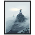 Coastal Fog Horn Headland Ship Framed Print Wall Art Ready to Hang UK — Framed Art Print | Wild Thread Co UK