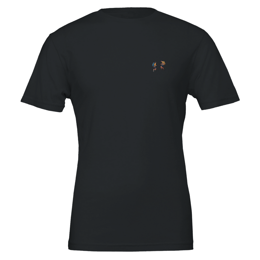 Mountain Marathon Rain Map Check T-Shirt Unisex Cotton Tee UK T-Shirt — detail view | Wild Thread Co