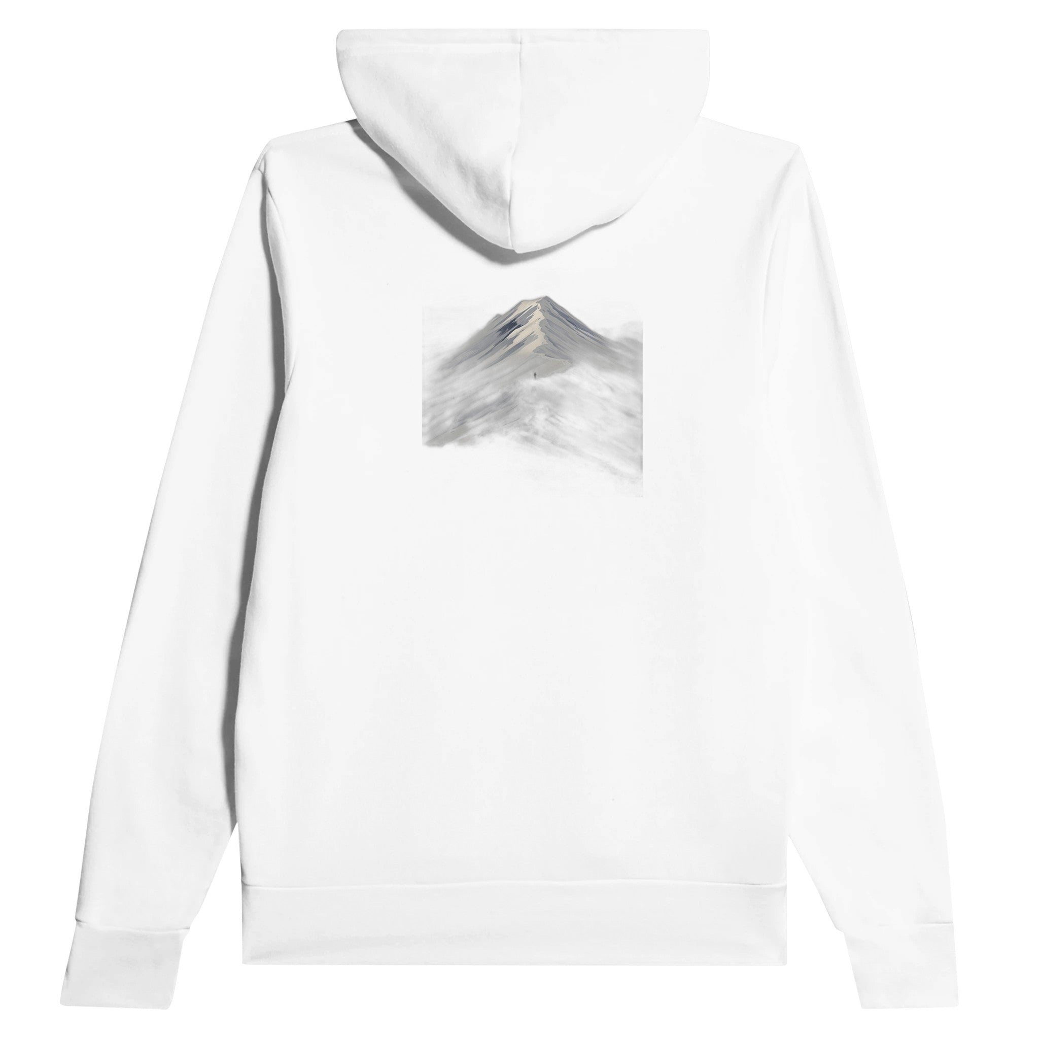 Brecon Beacons Pen Y Fan Ridgeline Hoodie Pullover Unisex Cotton UK Hoodie — detail view | Wild Thread Co